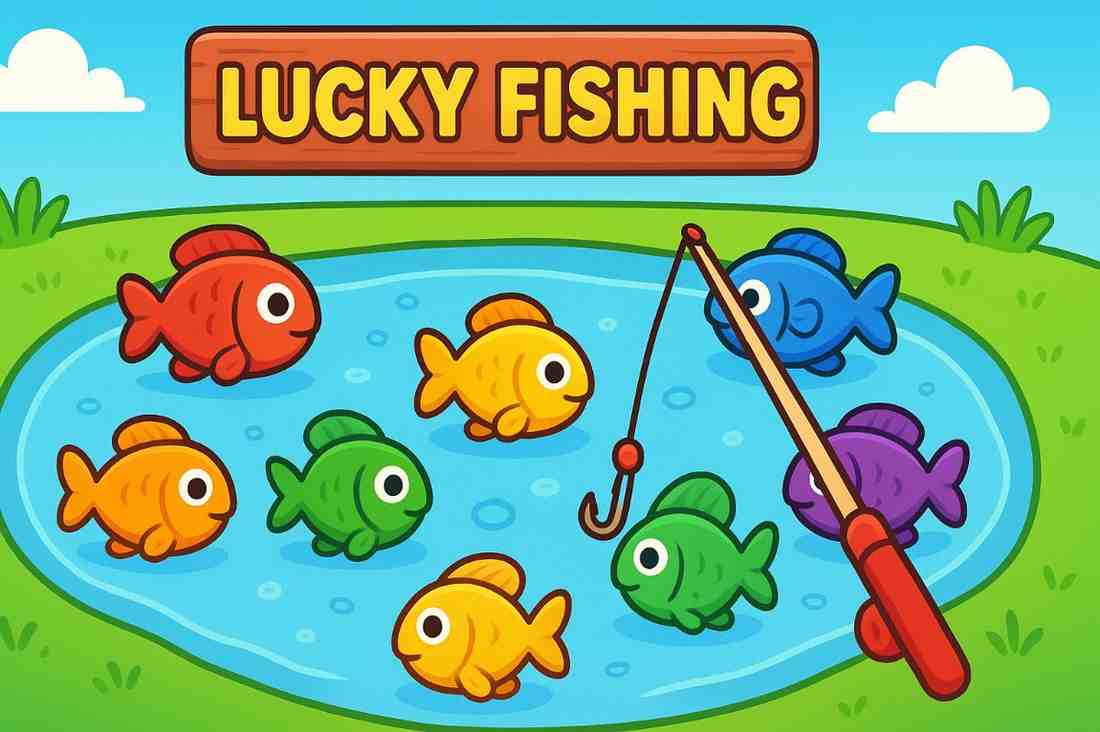 Jogador capturando peixes no Lucky Fishing MK600